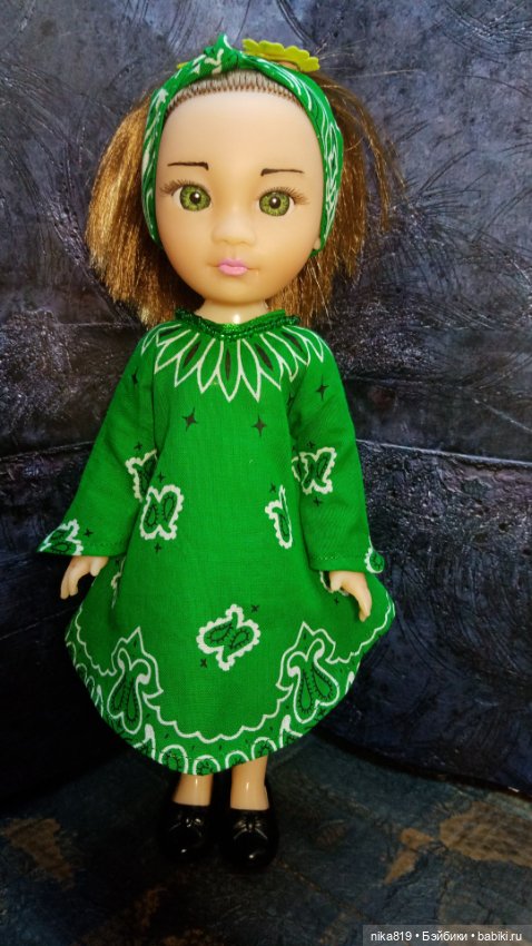 Кнопино платье — Одежда и обувь для кукол своими руками: фото