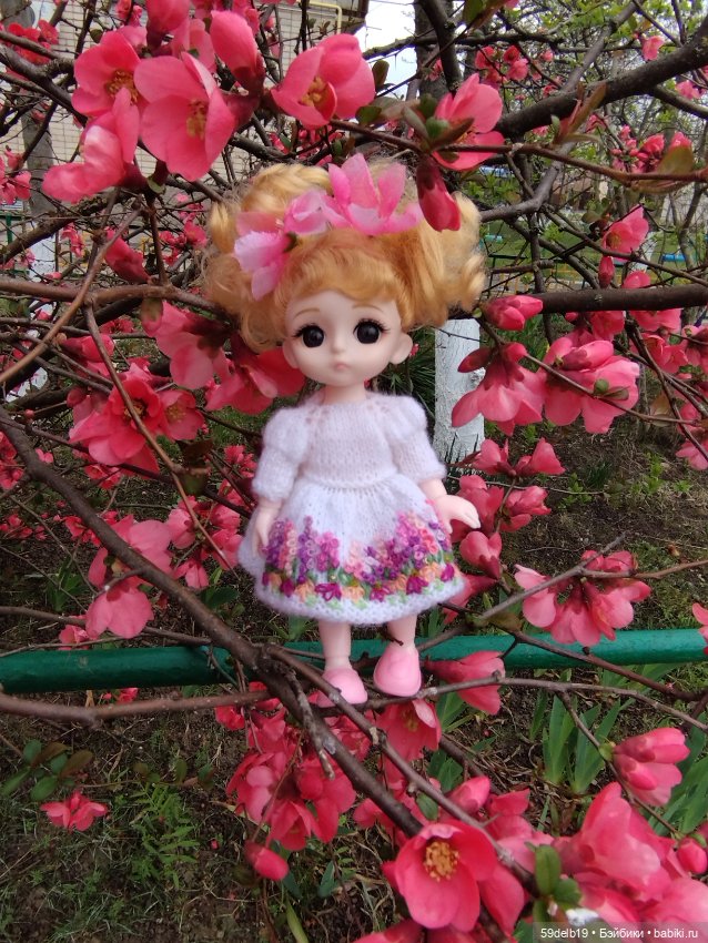 Тея и японская айва — Куклы Baboliy (Баболи