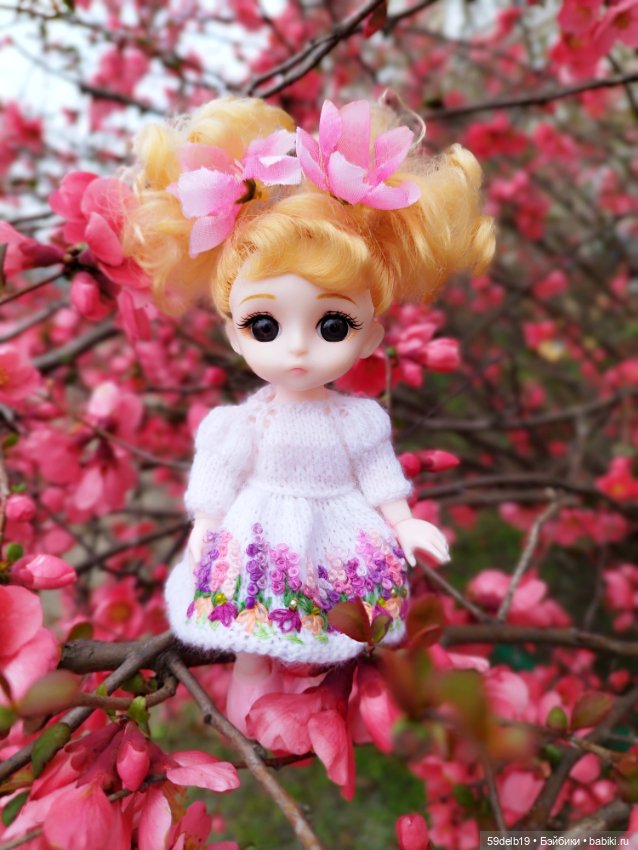 Тея и японская айва — Куклы Baboliy (Баболи (фото 3)