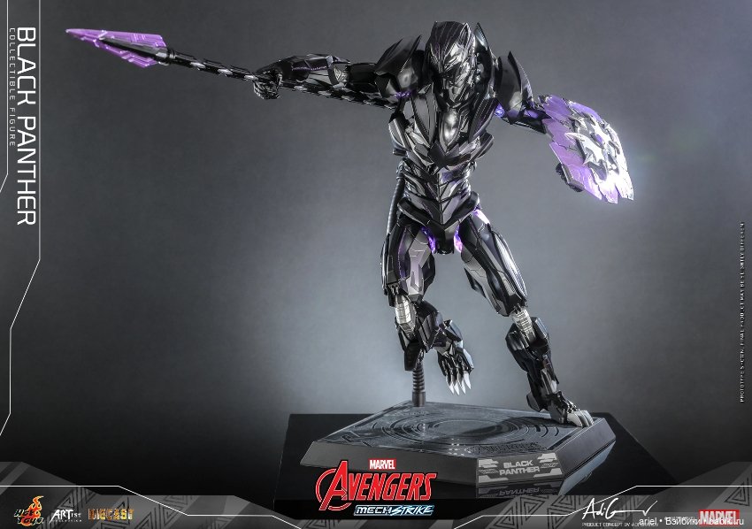 Hot Toys анонсировали дайкастовую фигурку Чёрной Пантеры по мотивам комикса "Мстители: Механическая атака" (фото 2)