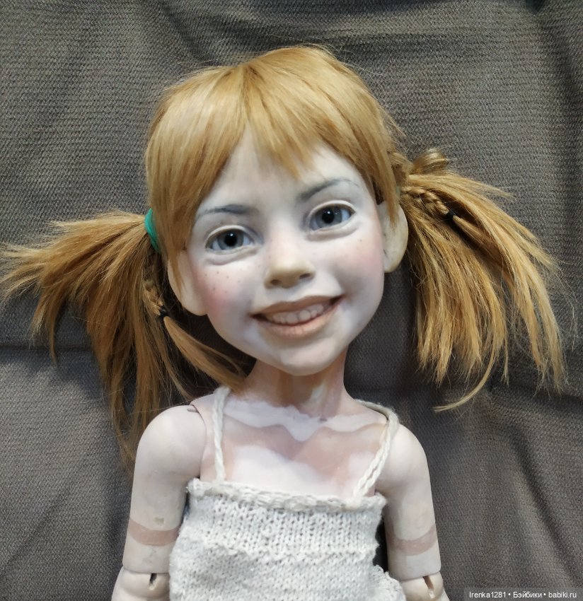 Вера.Часть 2 — Авторские шарнирные куклы своими руками: лепка
