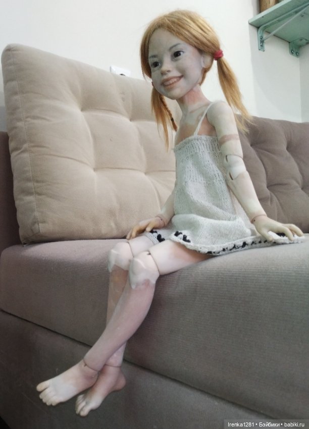 Вера.Часть 2 — Авторские шарнирные куклы своими руками: лепка