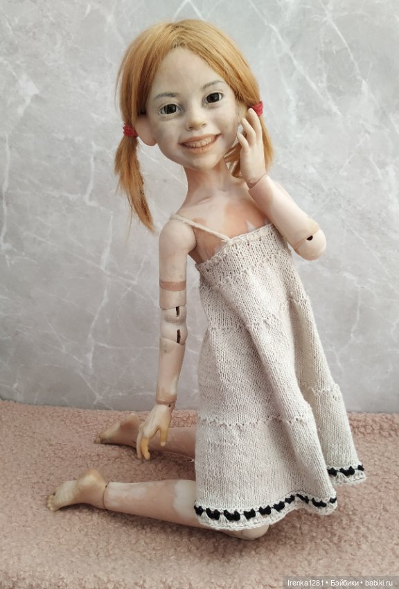 Вера.Часть 2 — Авторские шарнирные куклы своими руками: лепка