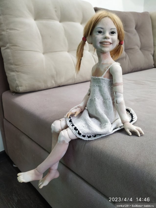 Вера.Часть 2 — Авторские шарнирные куклы своими руками: лепка