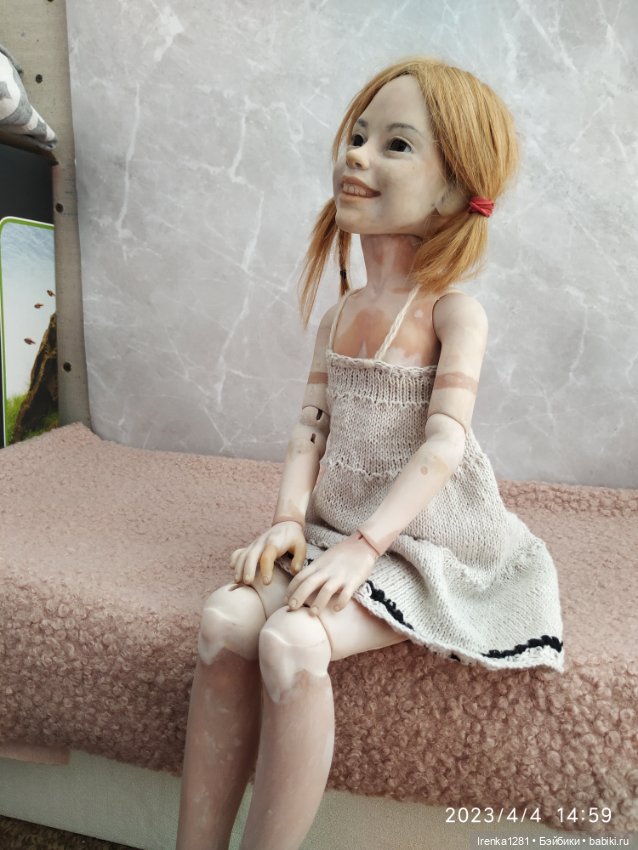 Вера.Часть 2 — Авторские шарнирные куклы своими руками: лепка