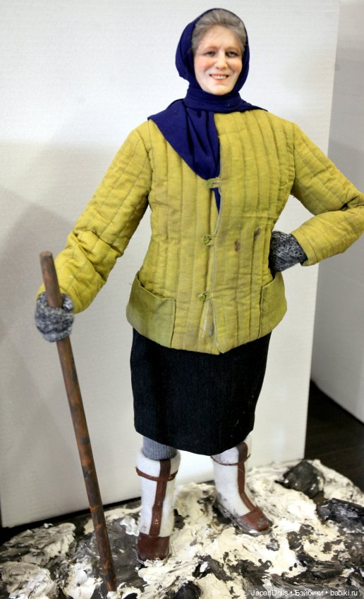 "Спасибо вам, труженик тыла!" на выставке "Куклы с характером. Перезагрузка" (фото 6)