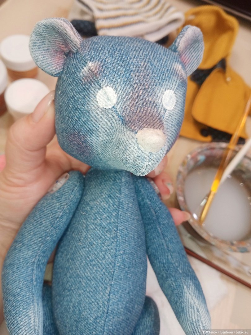 Тонировка и роспись — Авторские мишки Тедди и друзья: фото (фото 3)