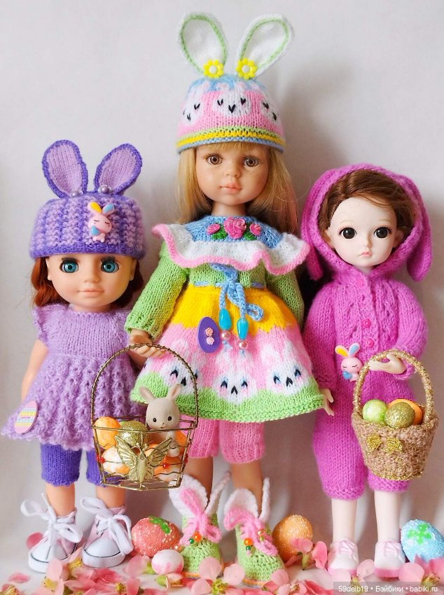 Ещё один комплект "Зайчик" с бразильской вышивкой в моей Пасхальной коллекции