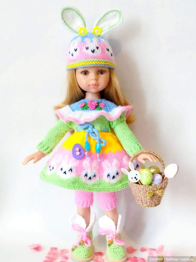 Ещё один комплект "Зайчик" с бразильской вышивкой в моей Пасхальной коллекции (фото 9)