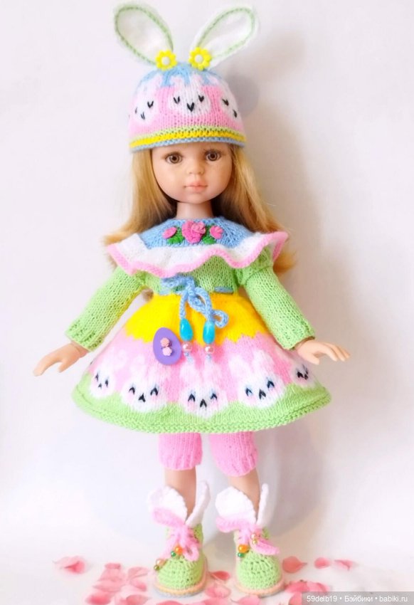 Ещё один комплект "Зайчик" с бразильской вышивкой в моей Пасхальной коллекции