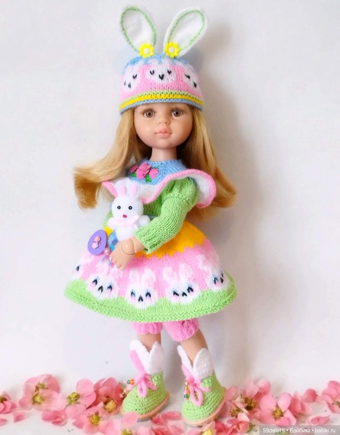 Ещё один комплект "Зайчик" с бразильской вышивкой в моей Пасхальной коллекции (фото 8)