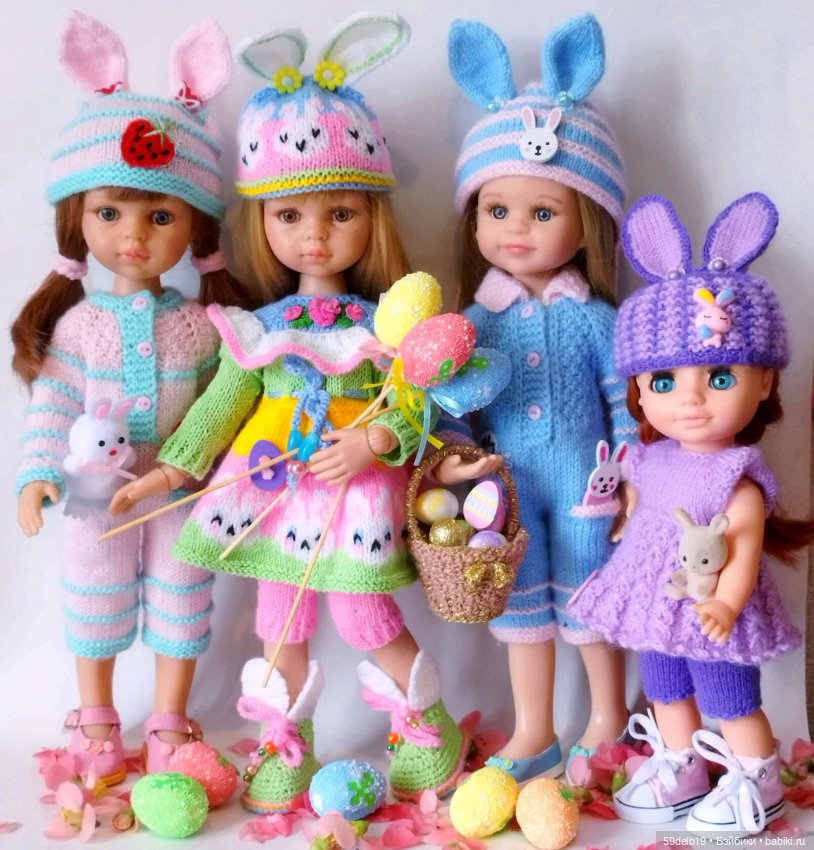 Ещё один комплект "Зайчик" с бразильской вышивкой в моей Пасхальной коллекции