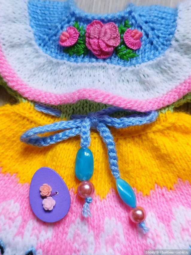 Ещё один комплект "Зайчик" с бразильской вышивкой в моей Пасхальной коллекции