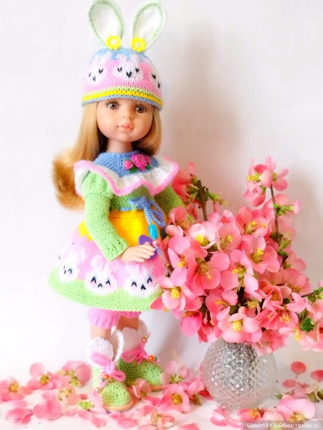 Ещё один комплект "Зайчик" с бразильской вышивкой в моей Пасхальной коллекции