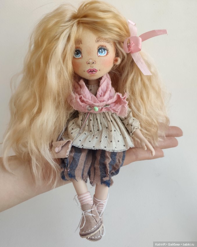 Полина — Авторские текстильные куклы: Вальдорфские (фото 7)