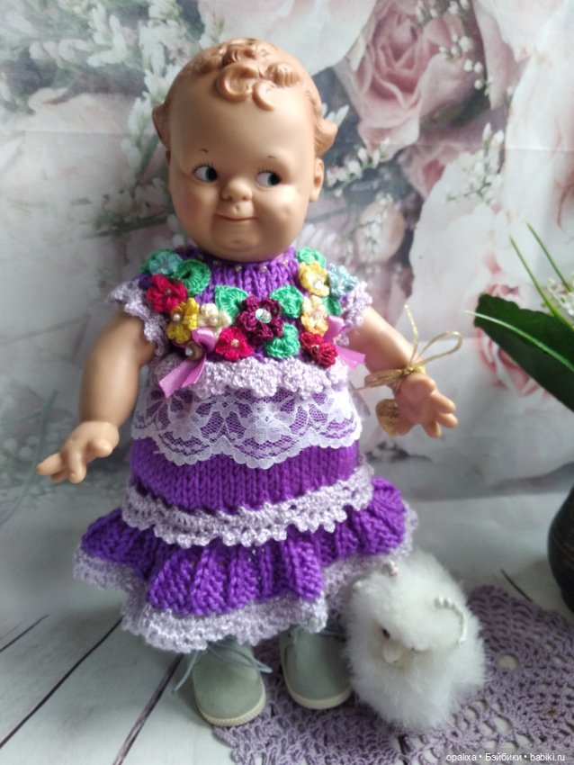 Фиолетовый, пурпурный — Одежда и обувь для кукол своими руками: фото