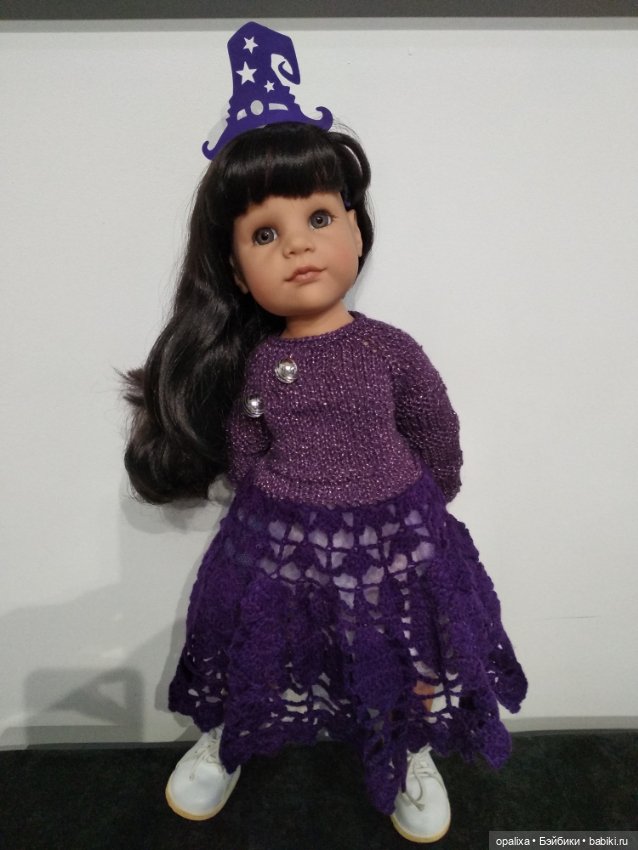 Фиолетовый, пурпурный — Одежда и обувь для кукол своими руками: фото