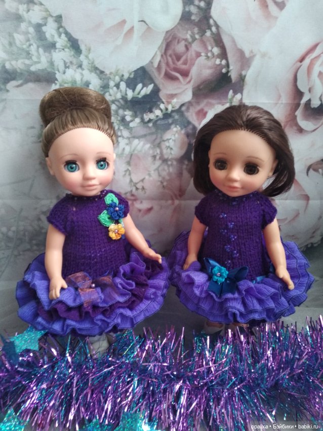 Фиолетовый, пурпурный — Одежда и обувь для кукол своими руками: фото