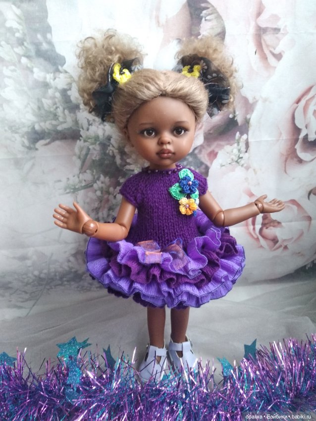 Фиолетовый, пурпурный — Одежда и обувь для кукол своими руками: фото (фото 3)