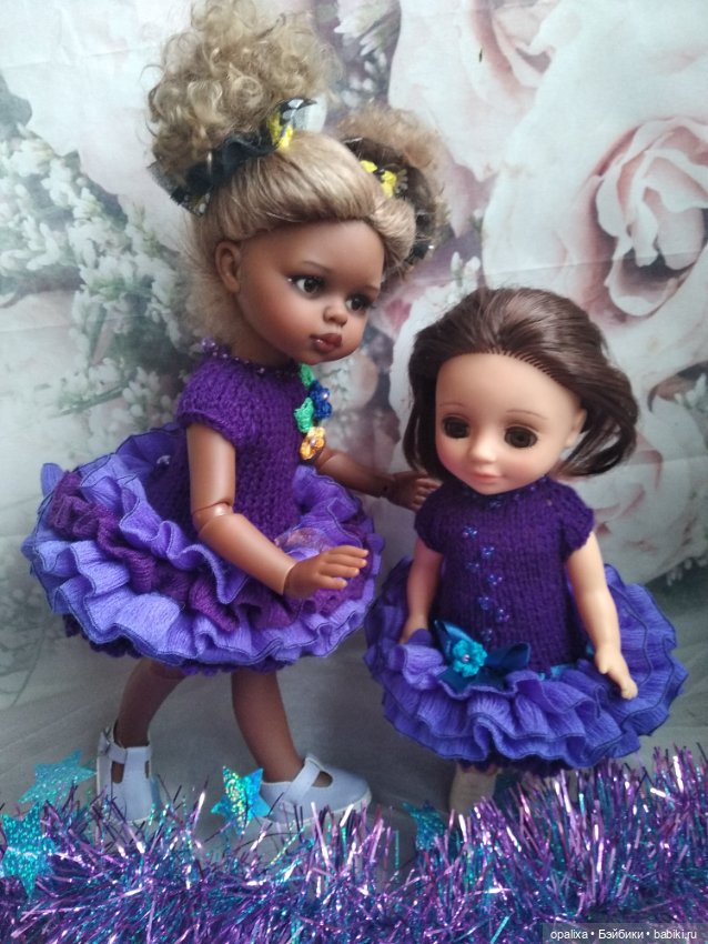 Фиолетовый, пурпурный — Одежда и обувь для кукол своими руками: фото