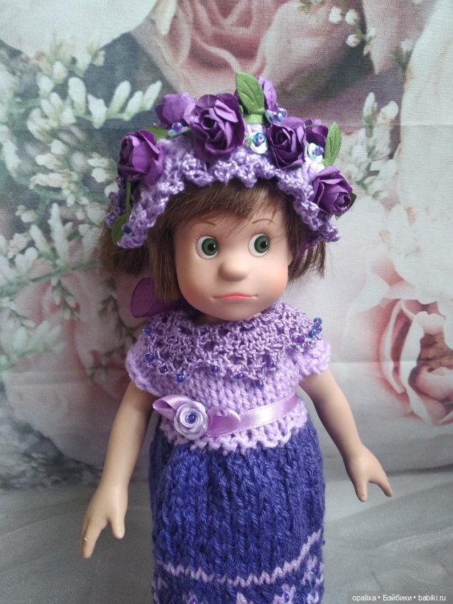 Фиолетовый, пурпурный — Одежда и обувь для кукол своими руками: фото