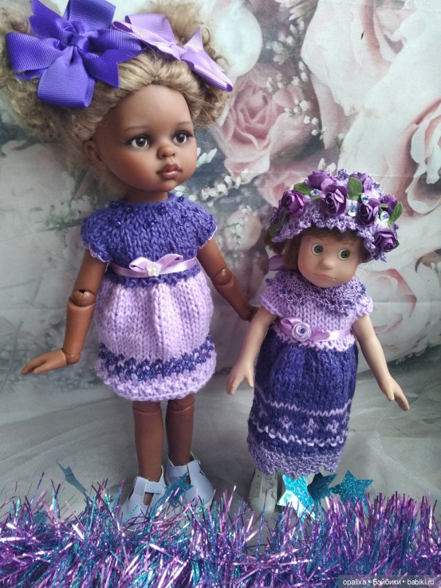 Фиолетовый, пурпурный — Одежда и обувь для кукол своими руками: фото