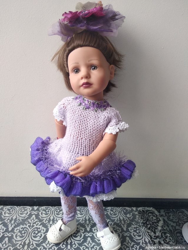 Фиолетовый, пурпурный — Одежда и обувь для кукол своими руками: фото