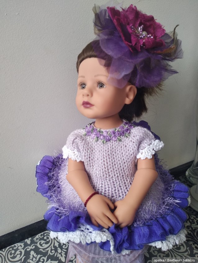 Фиолетовый, пурпурный — Одежда и обувь для кукол своими руками: фото