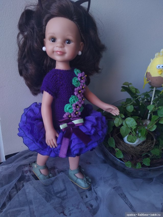 Фиолетовый, пурпурный — Одежда и обувь для кукол своими руками: фото (фото 6)