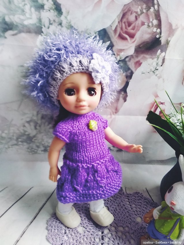 Фиолетовый, пурпурный — Одежда и обувь для кукол своими руками: фото