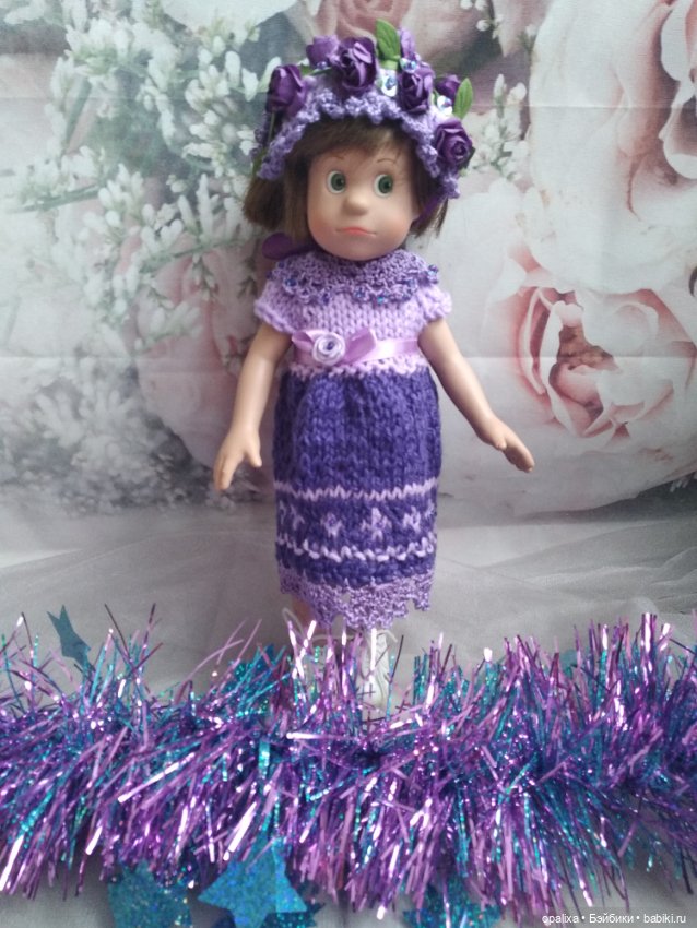 Фиолетовый, пурпурный — Одежда и обувь для кукол своими руками: фото