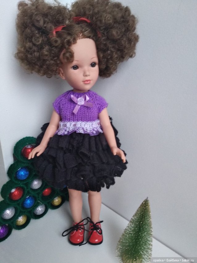Фиолетовый, пурпурный — Одежда и обувь для кукол своими руками: фото