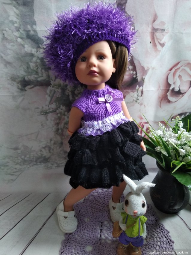 Фиолетовый, пурпурный — Одежда и обувь для кукол своими руками: фото
