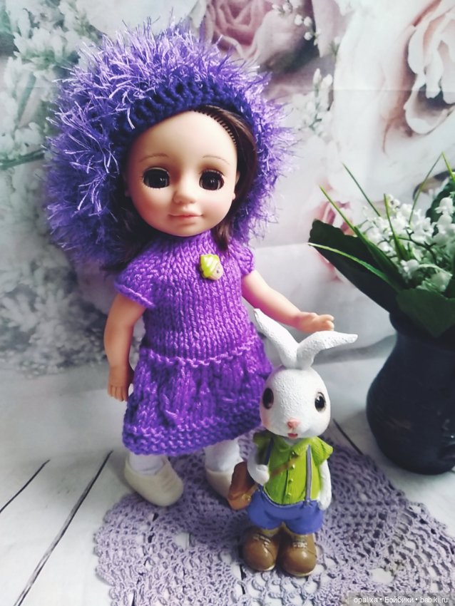 Фиолетовый, пурпурный — Одежда и обувь для кукол своими руками: фото
