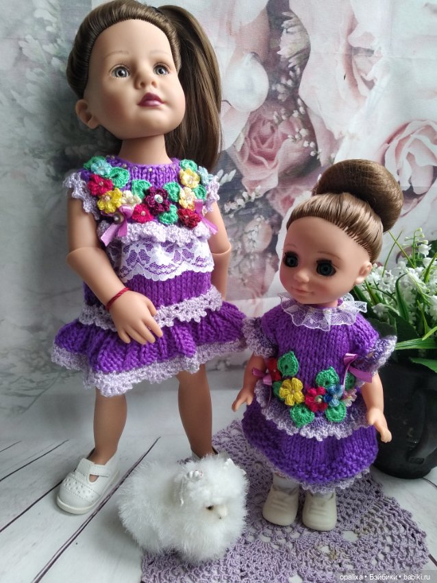Фиолетовый, пурпурный — Одежда и обувь для кукол своими руками: фото