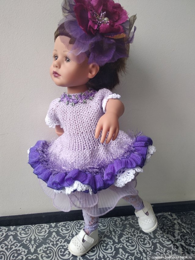 Фиолетовый, пурпурный — Одежда и обувь для кукол своими руками: фото