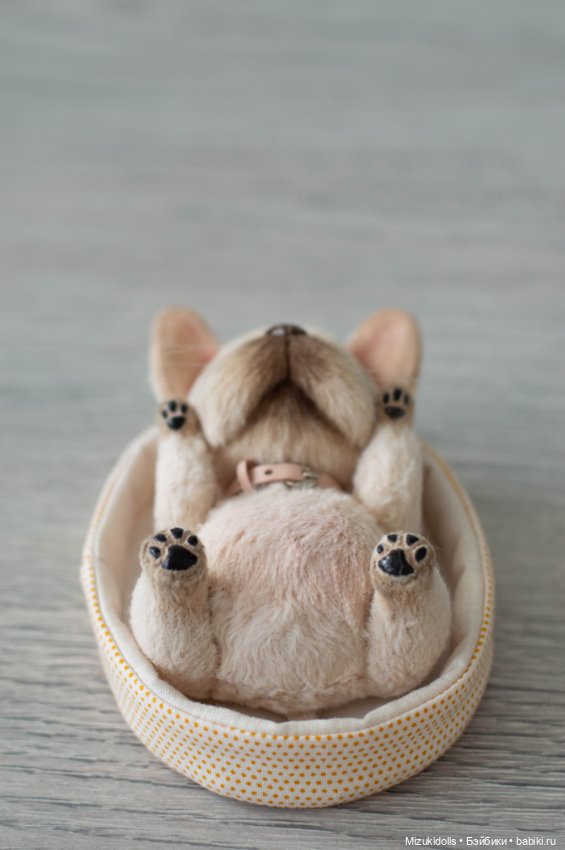 Сонный бульдог — Авторские мишки Тедди и друзья: фото (фото 5)