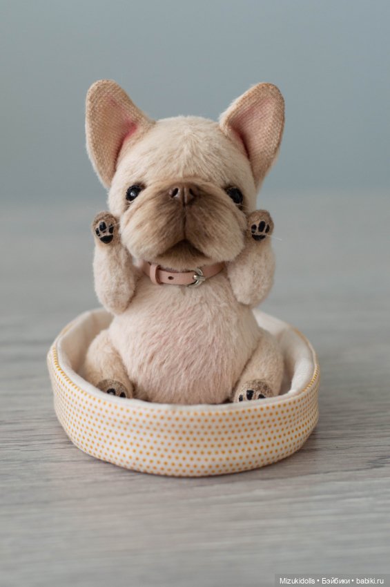 Сонный бульдог — Авторские мишки Тедди и друзья: фото