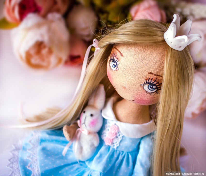 Текстильная куколка Эмили