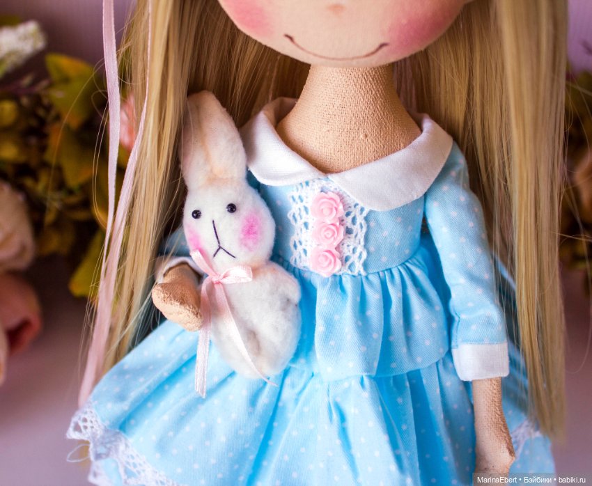 Текстильная куколка Эмили (фото 7)