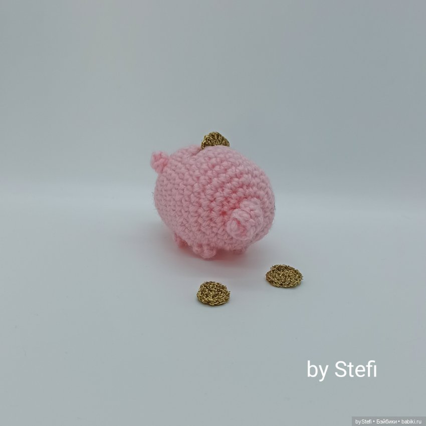 Давно не показывала ничего. Свинка-копилка (фото 4)