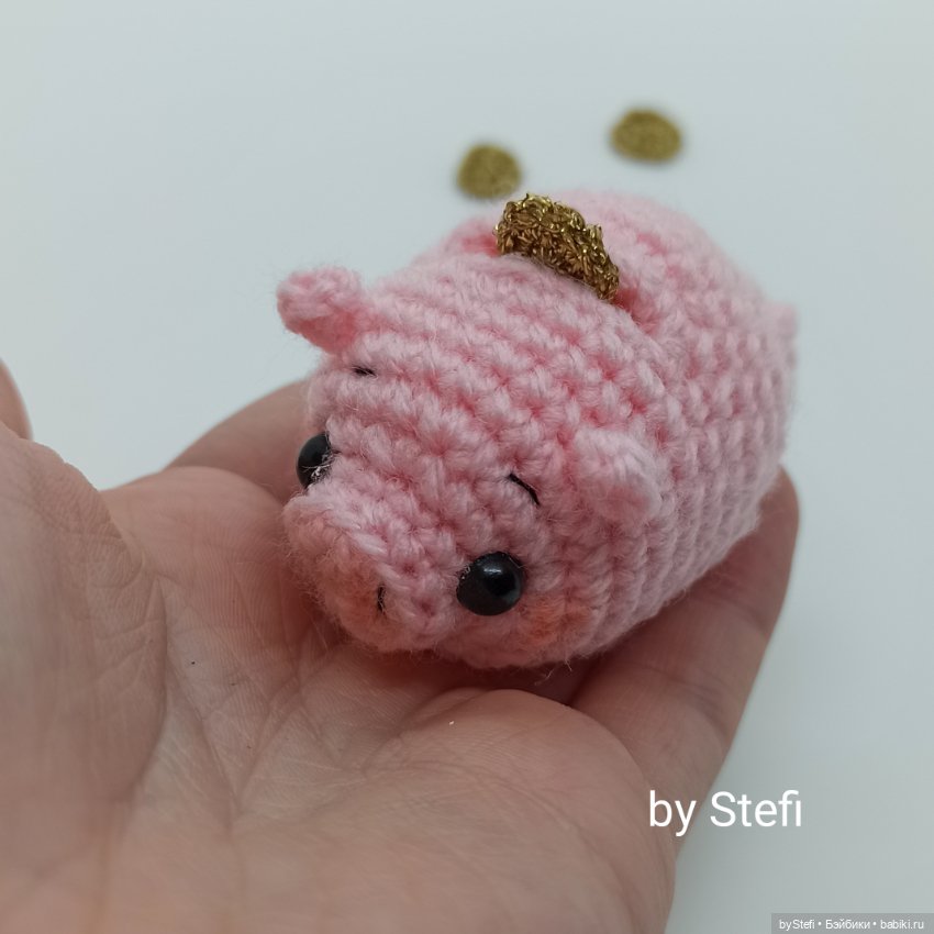 Давно не показывала ничего. Свинка-копилка (фото 7)