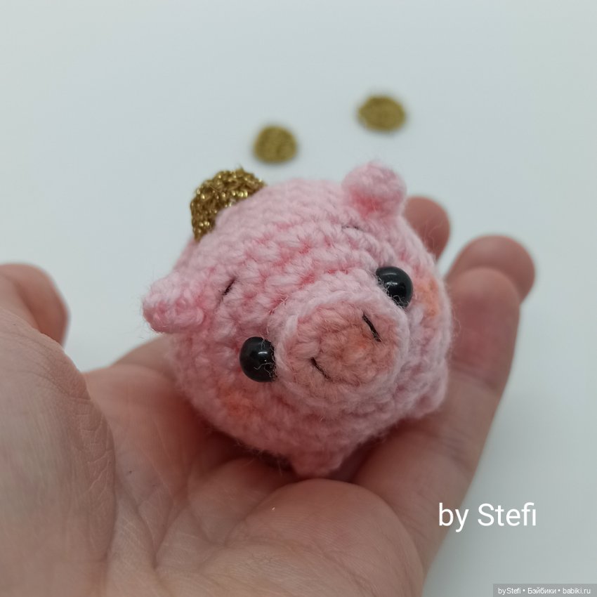 Давно не показывала ничего. Свинка-копилка (фото 6)