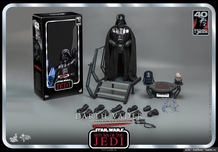 Hot Toys анонсировали фигурку Дарта Вейдера к 40-летию премьеры фильма «Звёздные войны. Эпизод VI: Возвращение джедая» (фото 8)