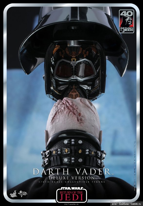 Hot Toys анонсировали фигурку Дарта Вейдера к 40-летию премьеры фильма «Звёздные войны. Эпизод VI: Возвращение джедая» (фото 7)