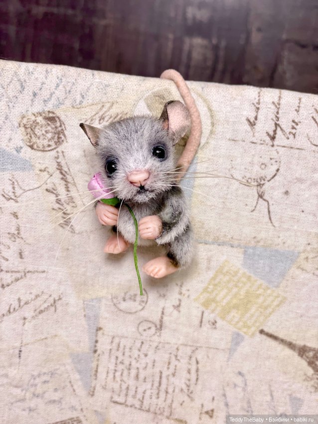 Мышонок🐭 — Авторские мишки Тедди и друзья: фото (фото 7)