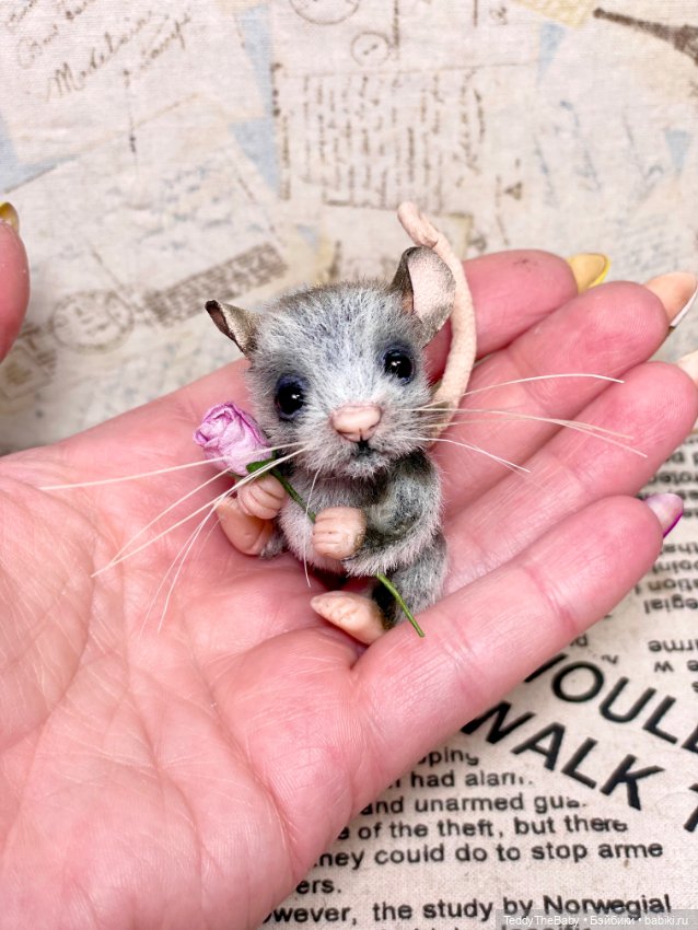 Мышонок🐭 — Авторские мишки Тедди и друзья: фото (фото 9)
