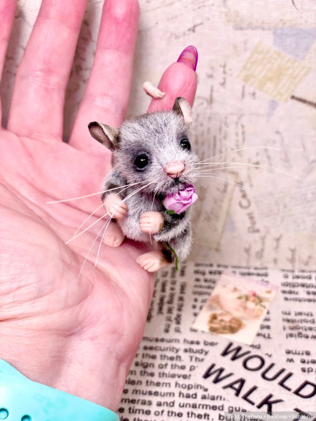 Мышонок🐭 — Авторские мишки Тедди и друзья: фото (фото 10)