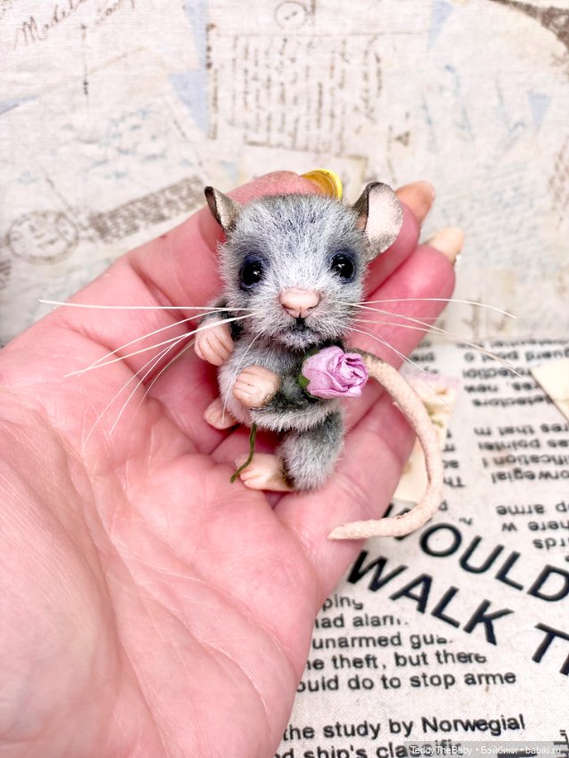 Мышонок🐭 — Авторские мишки Тедди и друзья: фото