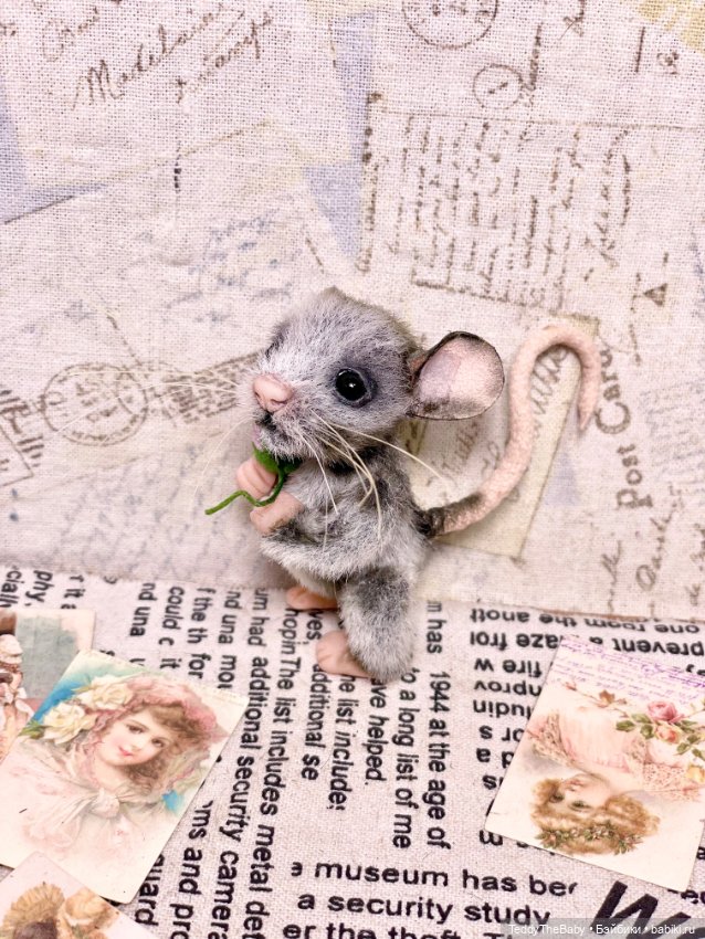 Мышонок🐭 — Авторские мишки Тедди и друзья: фото (фото 6)